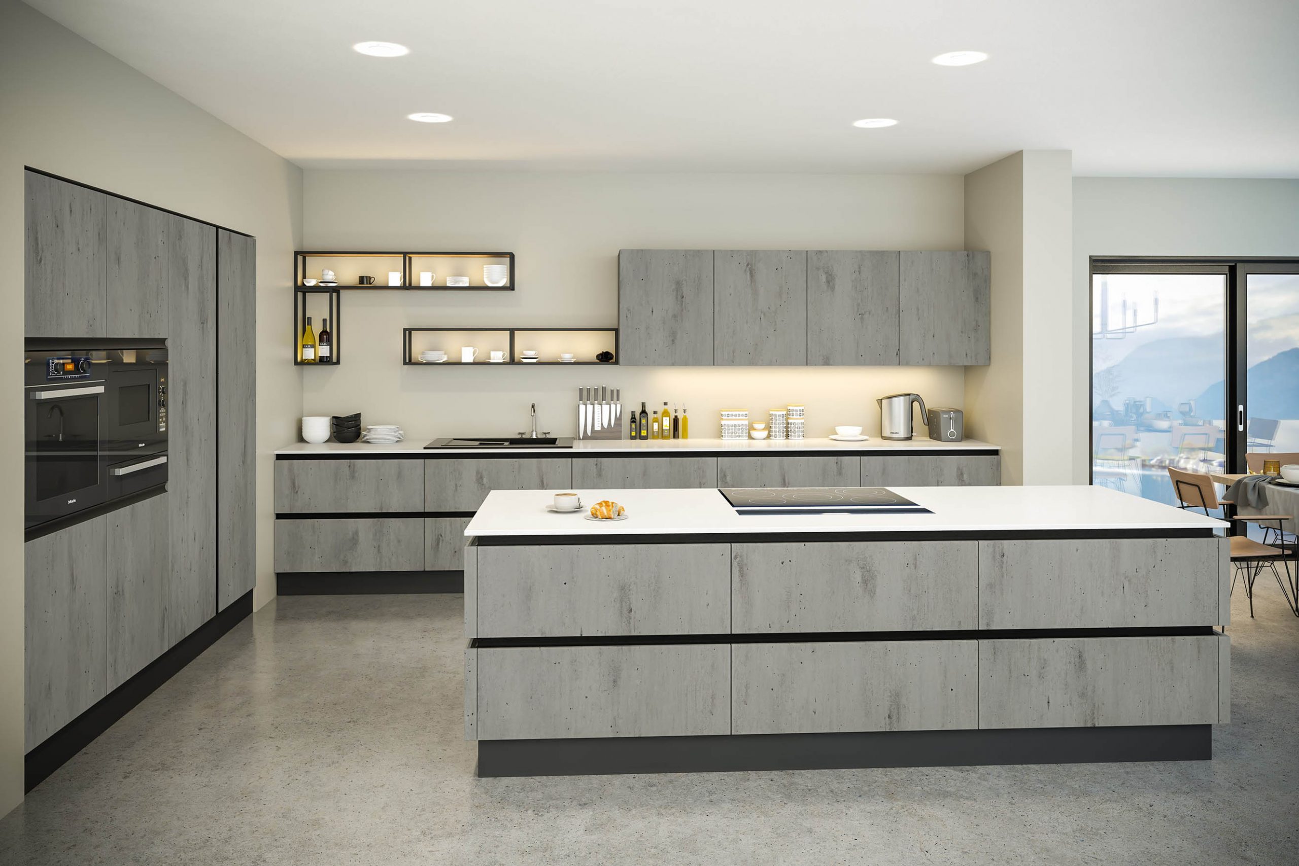 VENICE The Kitchen Revival   Venice Kitchen London Concrete  Scaled 